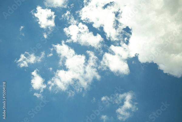 Obraz blue sky with clouds
