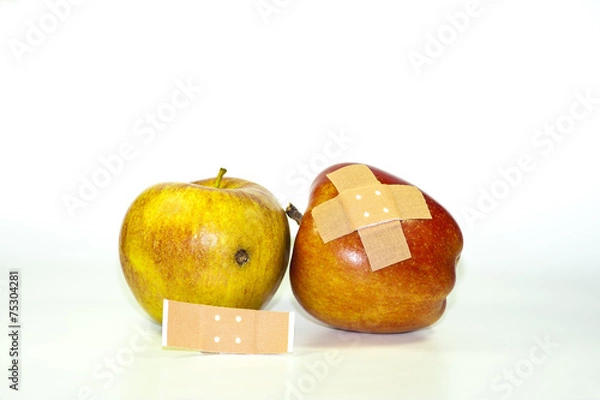 Obraz Kranke Äpfel