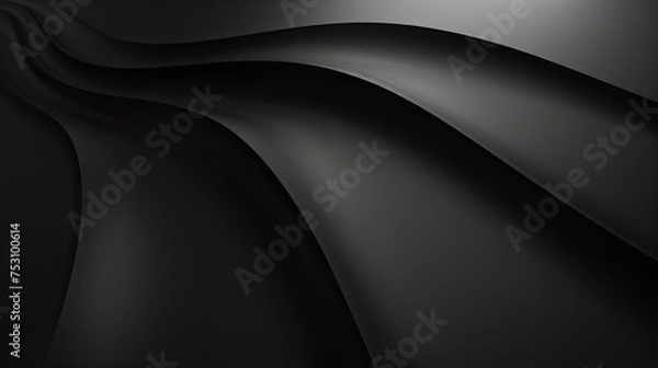Fototapeta Black texture. Generative AI
