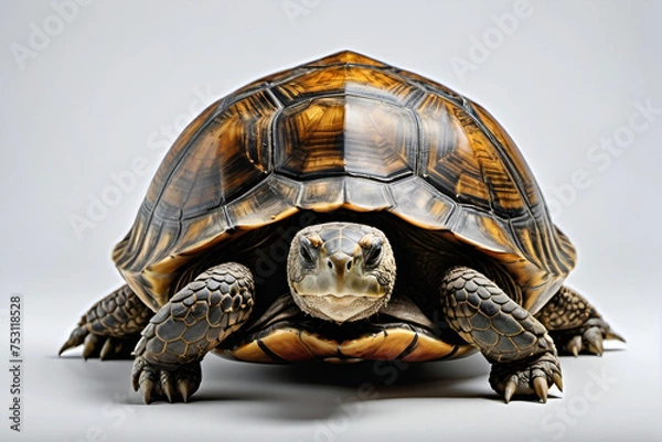 Fototapeta Generative AI full height turtle portrait