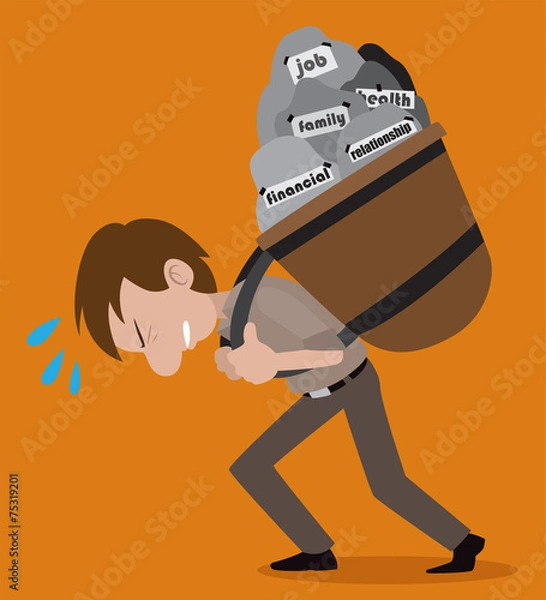Fototapeta Man Burden