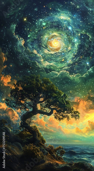 Obraz sunset over ocean