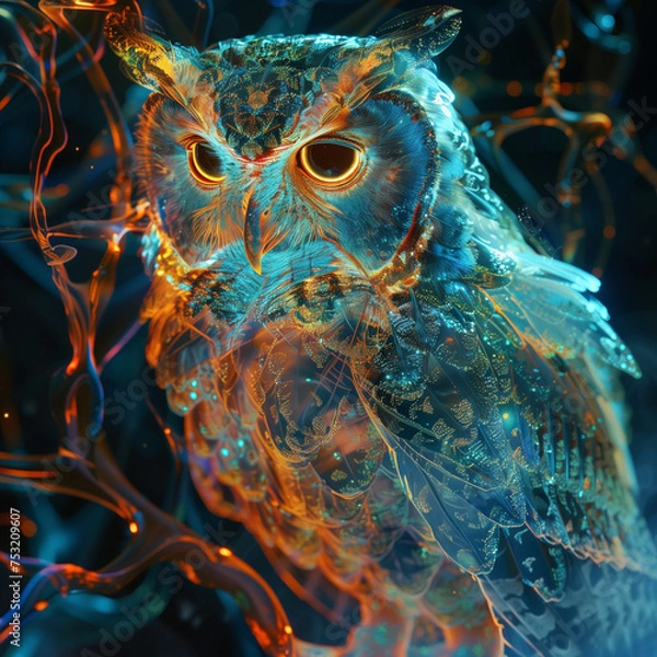 Obraz fractal background