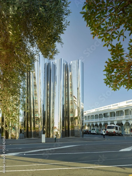 Obraz Govett-Brewster Art Gallery, New Plymouth, Taranaki, Nordinsel, Neuseeland, Ozeanien