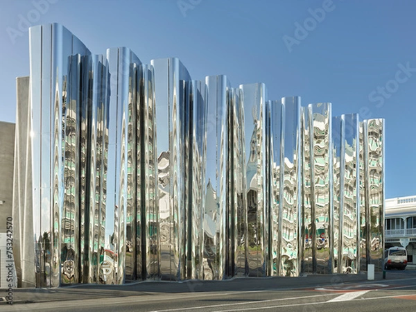 Obraz Govett-Brewster Art Gallery, New Plymouth, Taranaki, Nordinsel, Neuseeland, Ozeanien