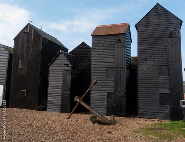Fototapeta The Net Shops of Hastings.