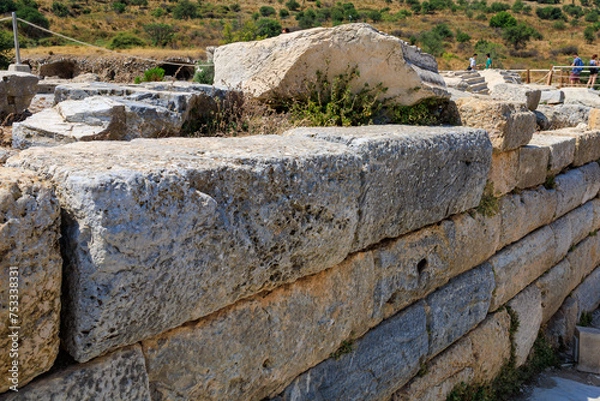 Obraz Antique wall. Background with selective focus and copy space
