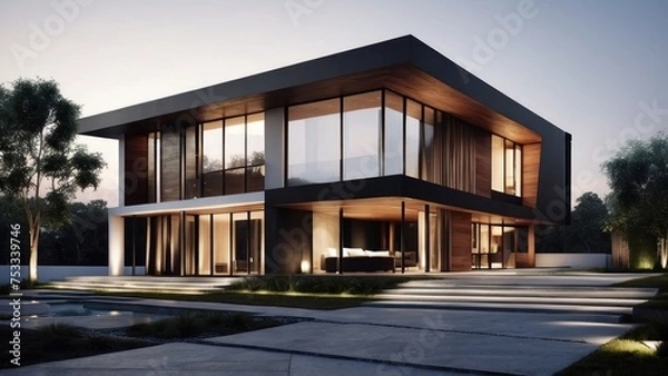 Fototapeta Modern Exterior Building Design Ideas
