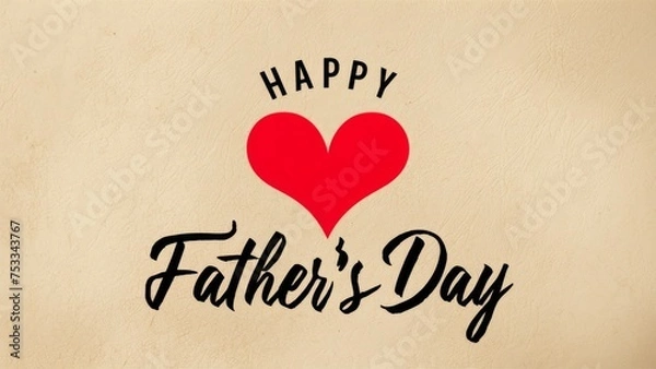 Obraz Happy Father's Day Card / Wallpaper/ Banner