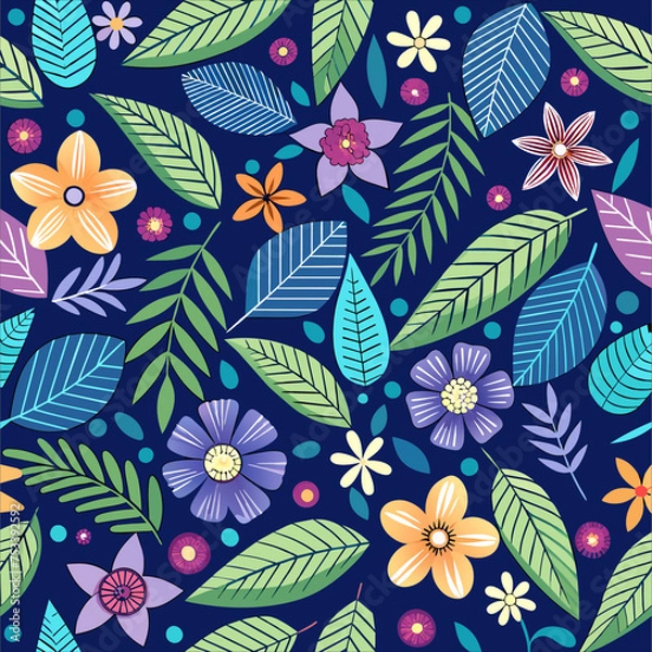 Obraz seamless floral pattern