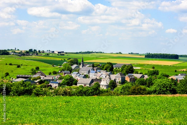 Obraz Old ardennes village