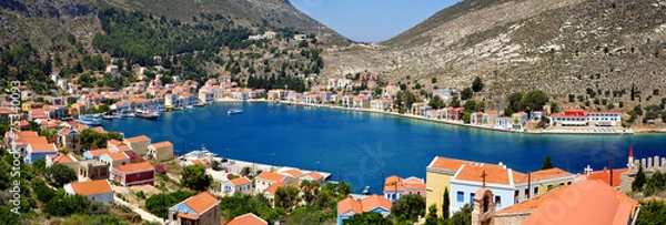 Obraz Greek Island Kastellorizo panorama view