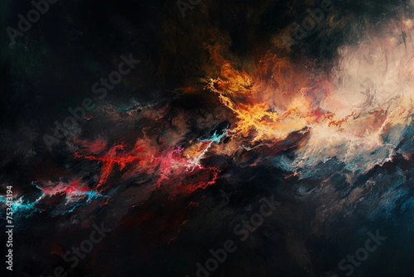 Fototapeta Darkness abstract