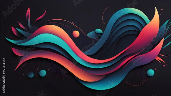 Fototapeta Dark abstract texture background