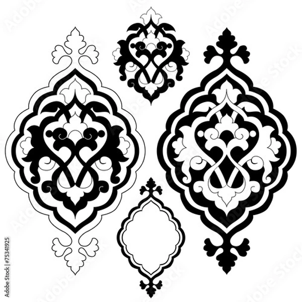 Obraz artistic ottoman pattern series twenty one