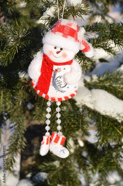 Fototapeta Снеговик.