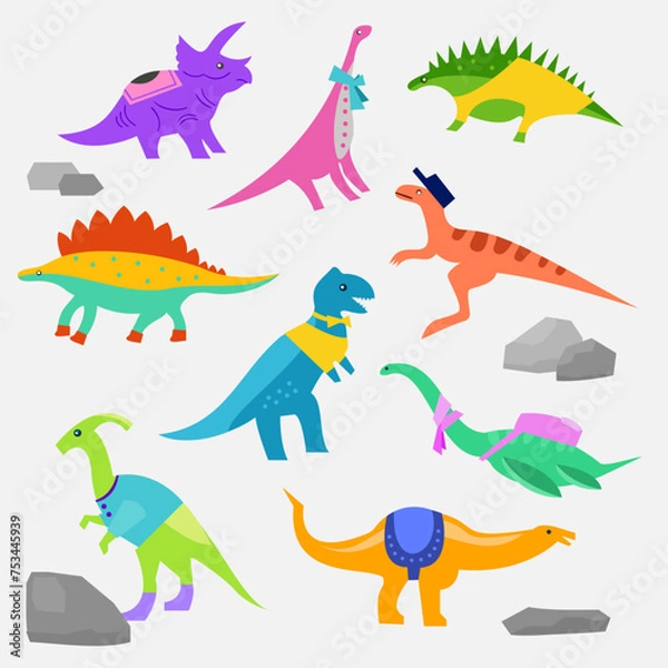 Fototapeta 공룡 일러스트레이션