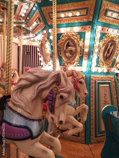 Obraz Carousel horses