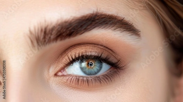 Fototapeta Brow Filler Powder for Soft Focus Finish