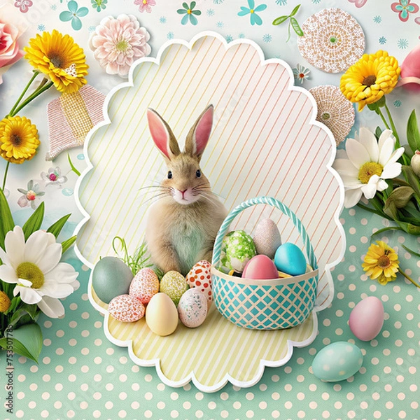 Obraz Egg Banner Background