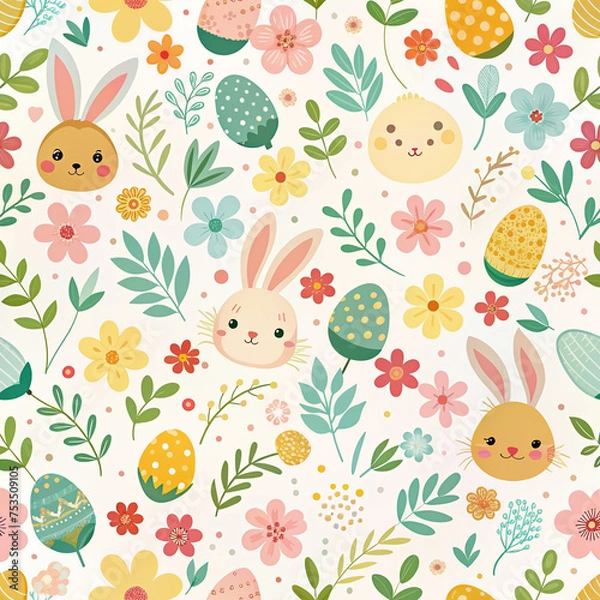 Obraz Happy Easter Pattern