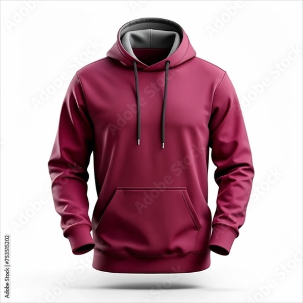 Obraz red jacket on a white background