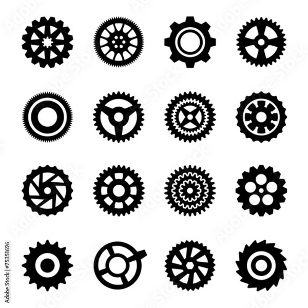 Obraz Gear icon set