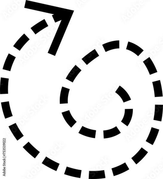 Fototapeta Hand Drawn Arrow