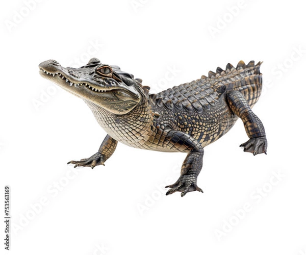 Obraz crocodile isolated on white