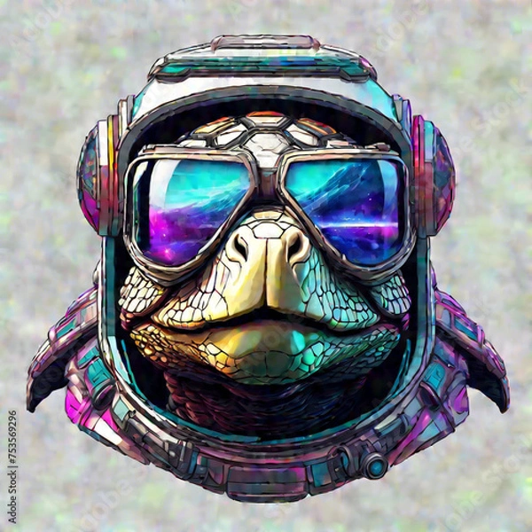 Fototapeta A Tortoise Astronaut