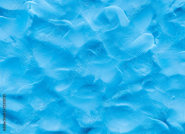 Obraz Blue plasticine texture