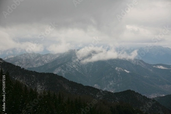 Fototapeta 겨울산