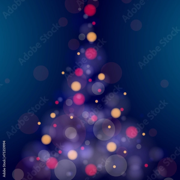 Obraz Shining Christmas Tree