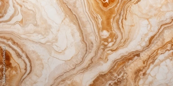 Fototapeta white light brown onyx marble texture background, onyx background