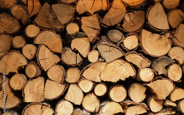 Fototapeta Holzstapel