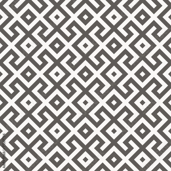 Fototapeta Vector seamless pattern. Geometric texture.