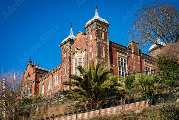 Fototapeta Scarborough town hall, North Yorkshire