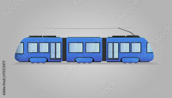 Obraz Tram extended Urban Transport