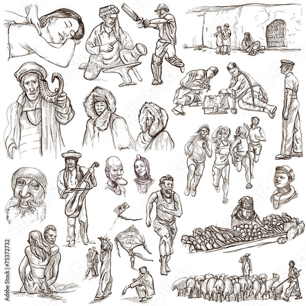 Obraz Natives - Hand drawn illustrations