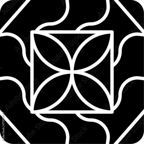 Fototapeta Tile Icon