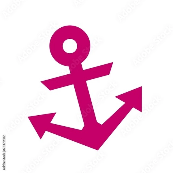 Fototapeta Ancre rose