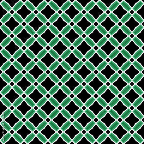 Fototapeta Multi color seamless abstract pattern. Background and backdrop. Multi Colored. Colorful ornamental design. Colored mosaic ornaments. Vector graphic illustration.