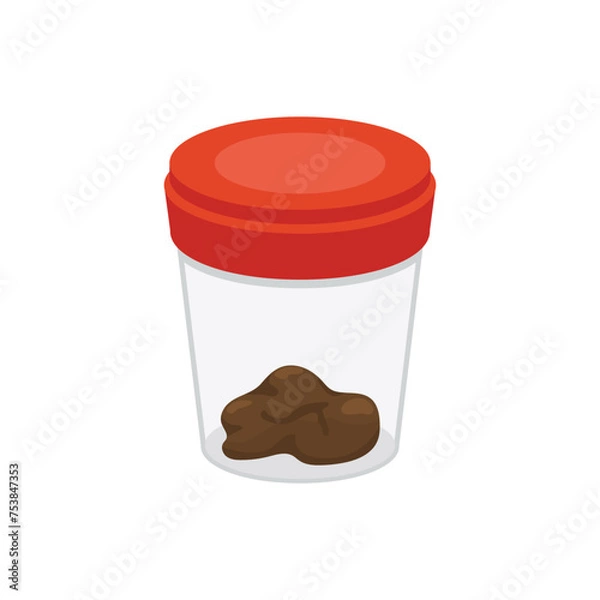 Obraz stool test icon