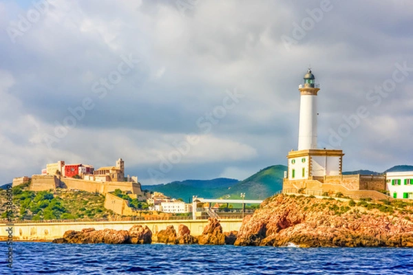 Obraz Approaching Ibiza Town