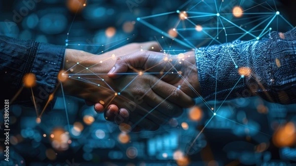 Obraz Blockchain based smart contracts for secure and transparent transactions