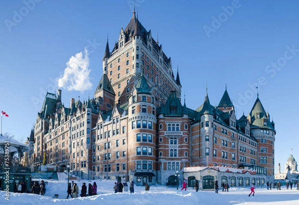 Obraz Chateau Frontenac in winter