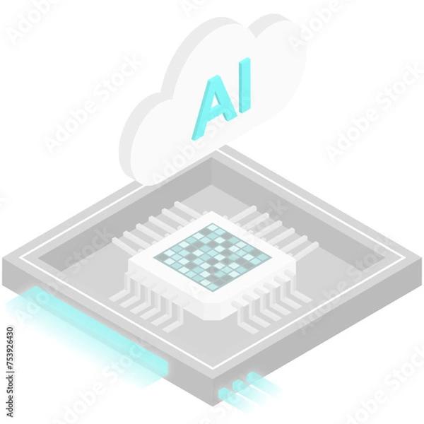 Obraz AI Chip Architecture - White edition