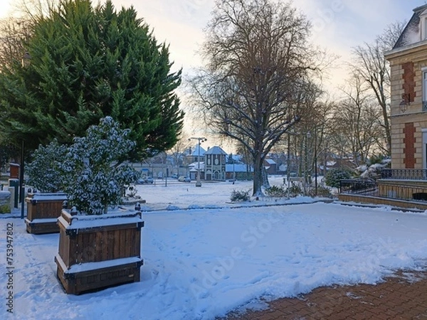 Obraz Parc enneigé