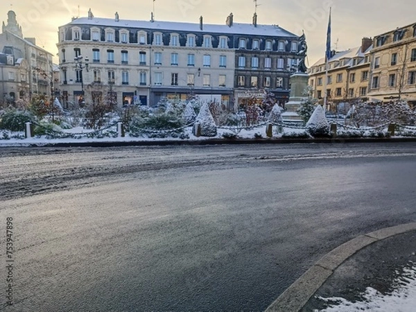 Obraz Route en hiver