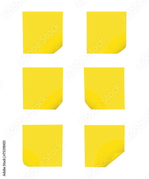 Obraz Yellow Stick Notes